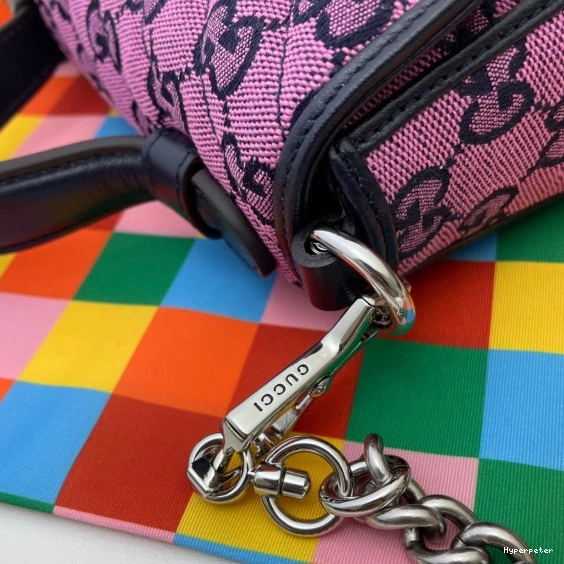 Hyper Peter GG GUCCI Marmont Bag Mini Top Handle 0728